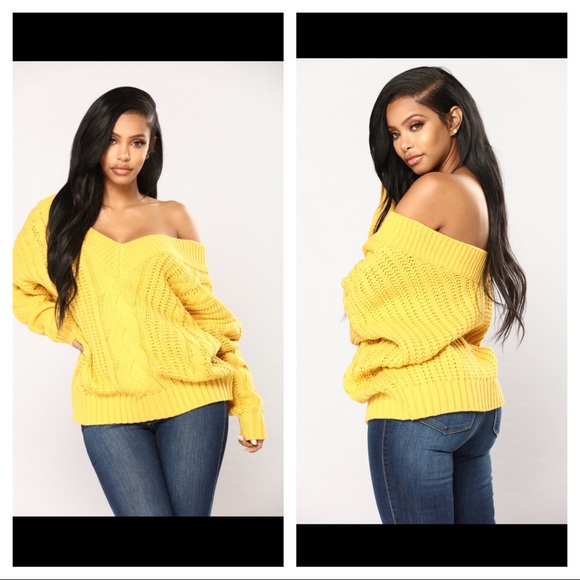 Fashion Nova Sweaters - FashionNova mustard sweater